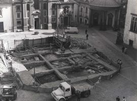 Záchranný archeologický výzkumu, Pražský hrad – Jiřské náměstí, 1985