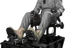 Vrgineers Portable Trainer side rotary-wing